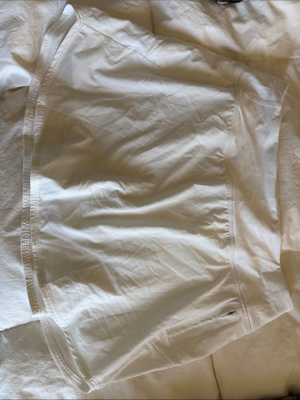 Outdoor Voices White Athletic Skort with Drawcord Waist